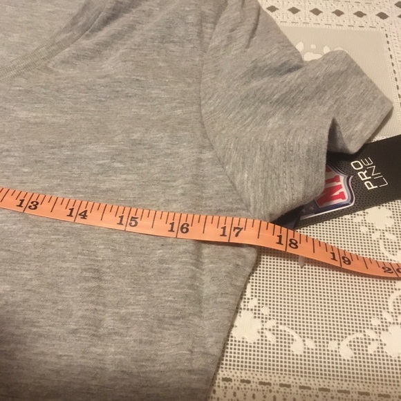 HP🔥🆕 N.E. Patriots NFL Pro Line 2018 Gray Conference Champions T-Shirt Medium - Picture 6 of 7